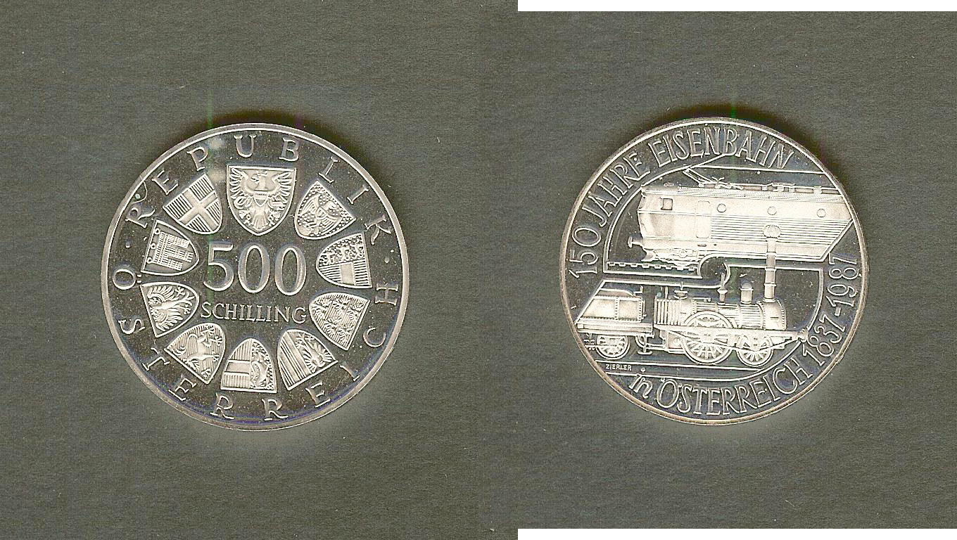 Austria 150th anniversary of railways 1987 Proof